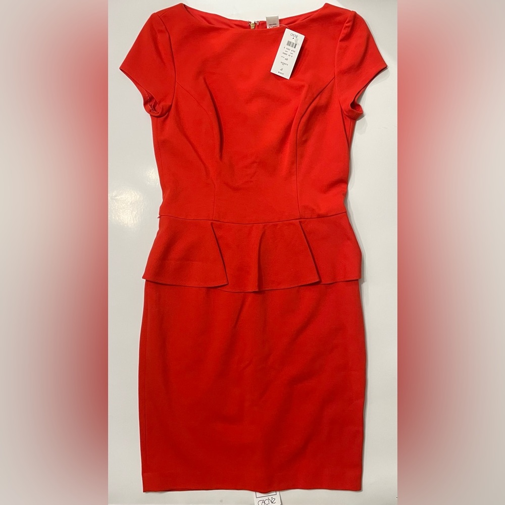 NWT Cache red ruffle dress size 10